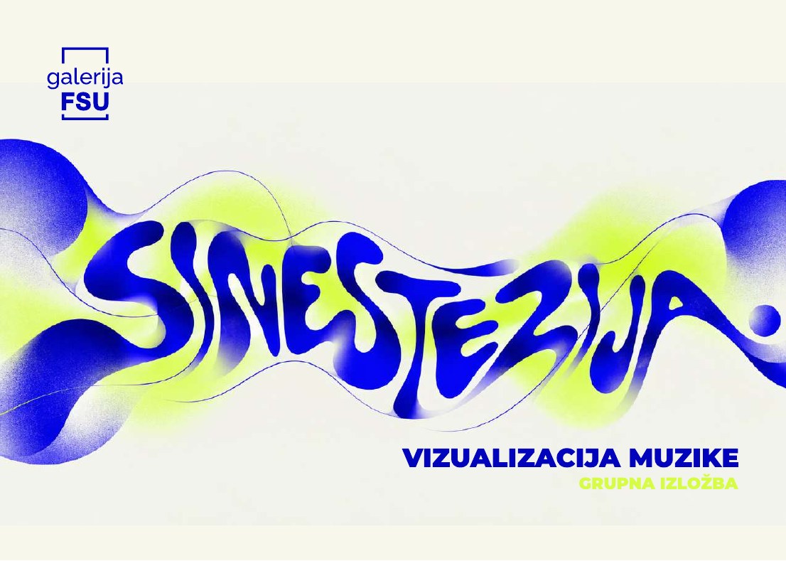 Naslovna strana kataloga Sinestezija — vizualizacija muzike