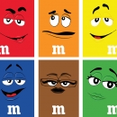 Plakati za M&M bombone