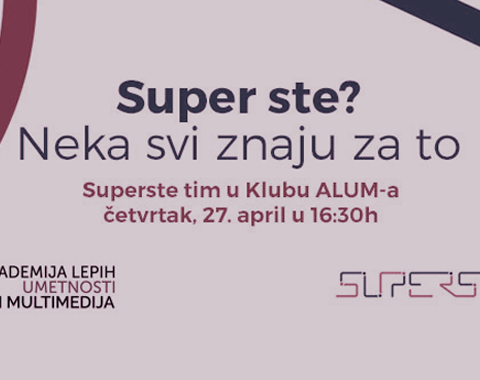 Superste tim u Klubu ALUM-a