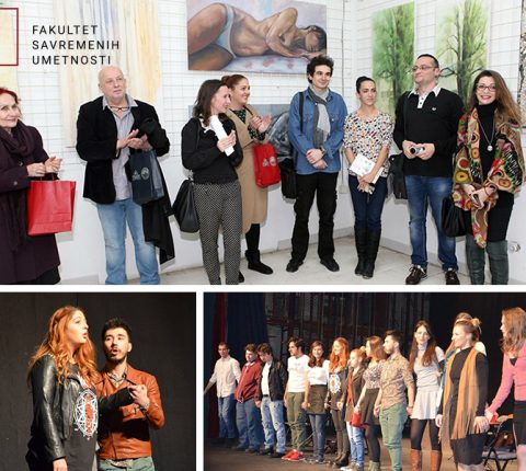 Studenti i profesori na Festivalu praizvedbi u Aleksincu