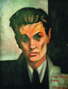 Sava Šumanović, „Portret Miloša Crnjanskog“, 1921.
