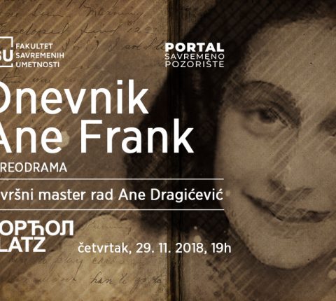 Dođite na predstavu „Dnevnik Ane Frank” u Dorćol Platzu