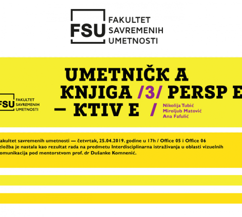 Izložba studenata doktorskih studija slikarstva „Tri perspektive” na FSU