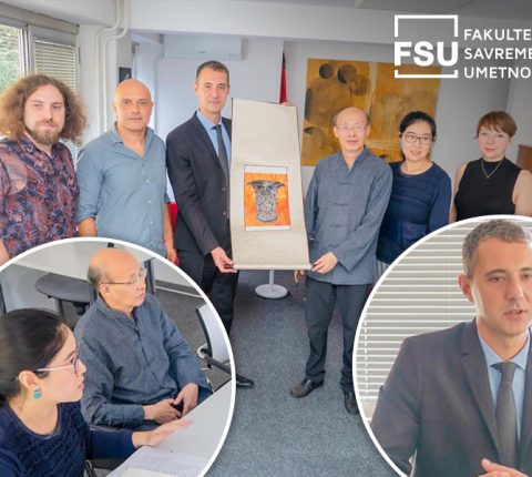 Delegacija iz Pekinga u poseti Fakultetu savremenih umetnosti u Beogradu