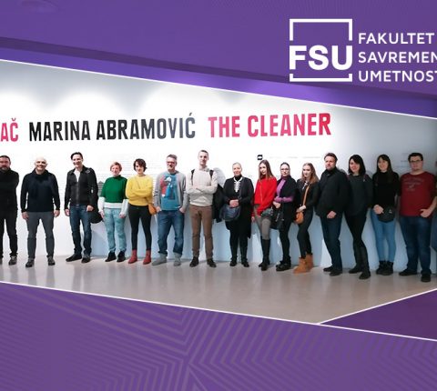 Studenti FSU na izložbi „Čistač” Marine Abramović