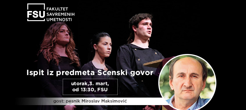 Miroslav Maksimović gost FSU