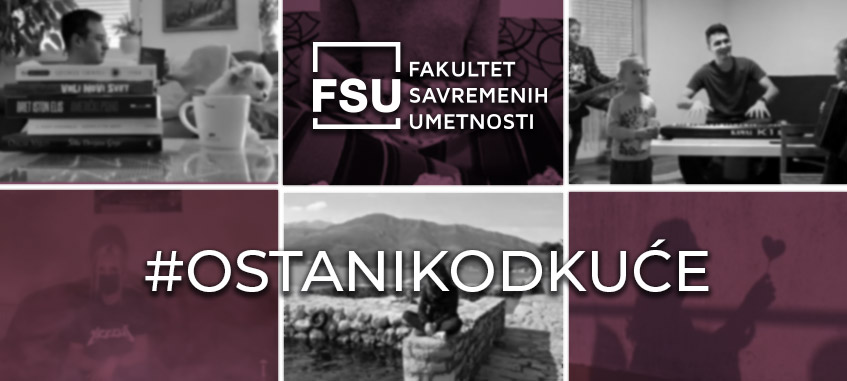 akcija studenata FSU #ostanikodkuće