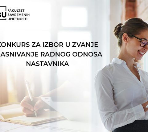 Konkurs za izbor u zvanje i zasnivanje radnog odnosa nastavnika
