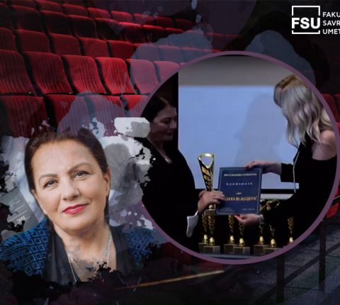 Nagrada „Beogradski pobednik” u rukama profesorke FSU Ljiljane Blagojević