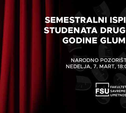 Predstava studenata druge godine glume u Narodnom pozorištu