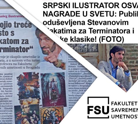 Veliki uspeh profesora FSU Stevana Aleksića: Međunarodna priznanja za njegove filmske plakate