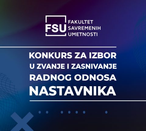 KONKURS ZA IZBOR U ZVANJE I ZASNIVANJE RADNOG ODNOSA NASTAVNIKA