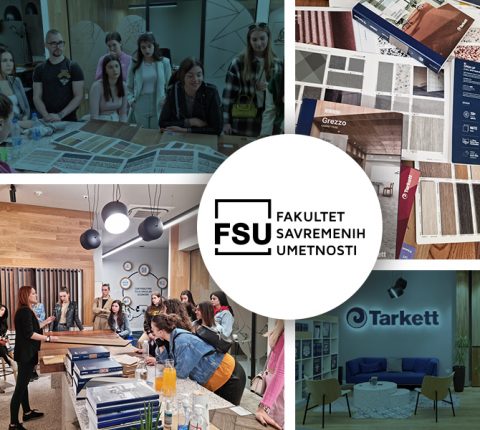 Studenti dizajna enterijera u poseti salonu „Tarkett”