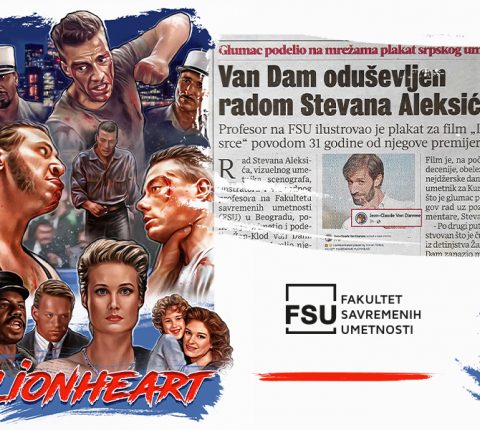 Rad profesora sa FSU Stevana Aleksića ponovo oduševio čuvenog glumca Žan-Klod van Dama!