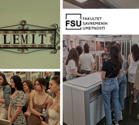 Studenti dizajna enterijera u poseti salonu keramike „Lemit”