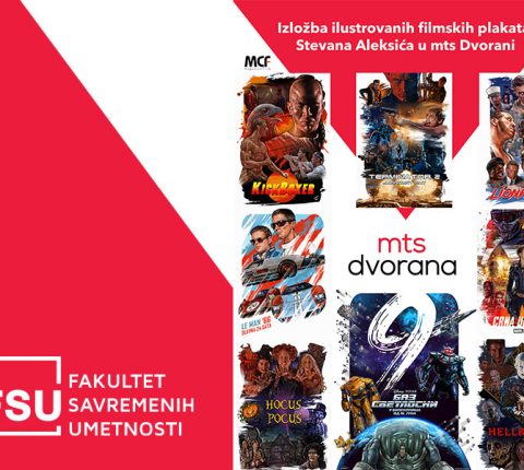 Posetite izložbu ilustrovanih filmskih plakata Stevana Aleksića u MTS dvorani