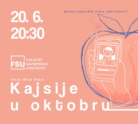 Predstava „Kajsije u oktobru” 20. juna na Sceni „Raša Plaović” u Narodnom pozorištu