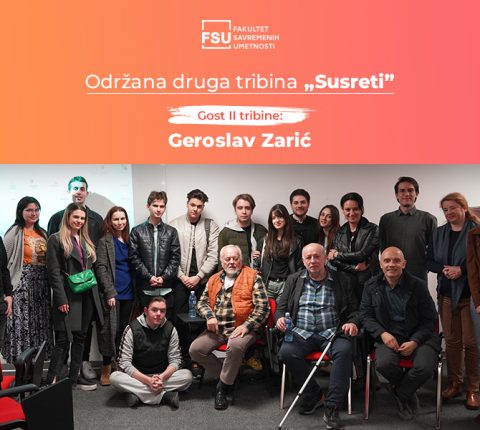 Održana druga tribina pod nazivom „Susreti” – gost FSU jedan od najboljih i najnagrađivanijih scenografa na ovim prostorima