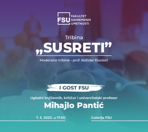 Cenjeni književnik, kritičar i univerzitetski profesor Mihajlo Pantić gost FSU