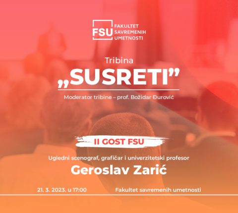 Cenjeni scenograf, grafičar i univerzitetski profesor Geroslav Zarić gost FSU