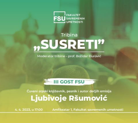 Čuveni srpski književnik, pesnik i autor dečjih emisija Ljubivoje Ršumović gost FSU