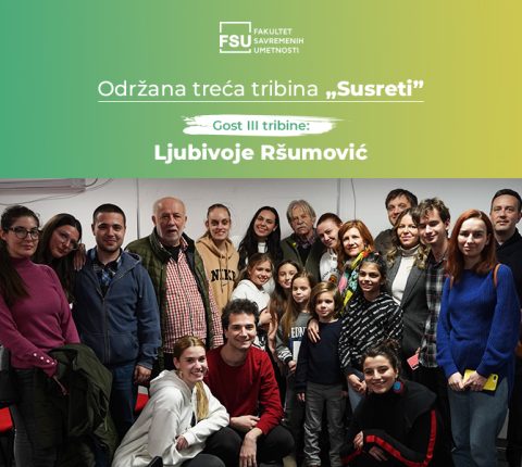 USPEŠNO ODRŽANA TREĆA TRIBINA POD NAZIVOM „SUSRETI” – GOST FSU LJUBIVOJE RŠUMOVIĆ