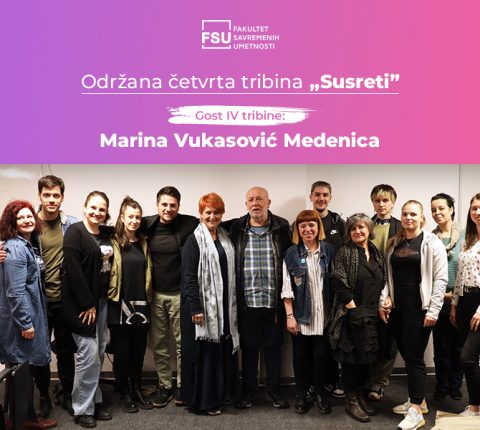 USPEŠNO ODRŽANA ČETVRTA TRIBINA POD NAZIVOM „SUSRETI” – GOST FSU MARINA VUKASOVIĆ MEDENICA