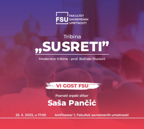 Poznati srpski slikar Saša Pančić gost FSU