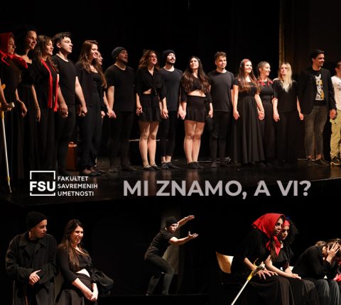 Studenti druge godine glume sa FSU izveli predstavu „Mi znamo, a vi?”
