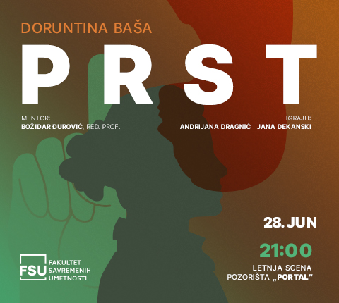Predstava „Prst” u izvedbi studentkinja I godine master studija glume na FSU