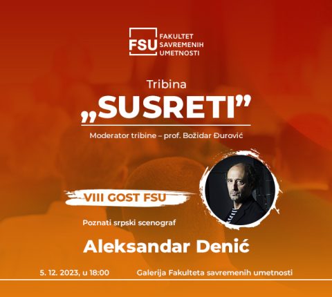 Čuveni srpski scenograf Aleksandar Denić gost FSU