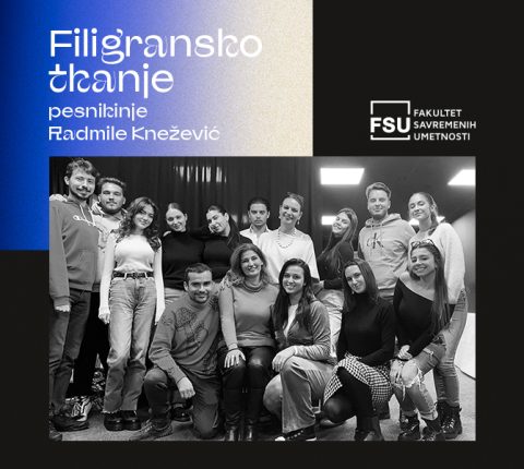 Filigransko tkanje pesnikinje Radmile Knežević na Fakultetu savremenih umetnosti