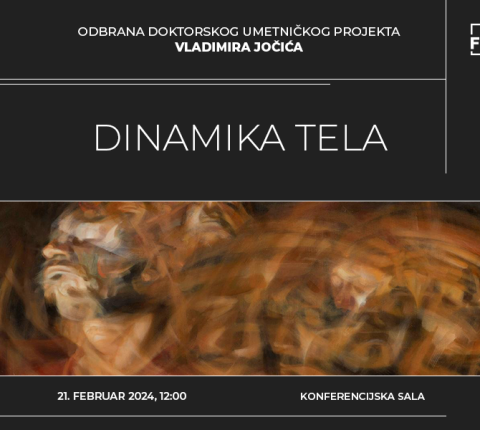 Pozivamo vas na odbranu doktorskog umetničkog projekta