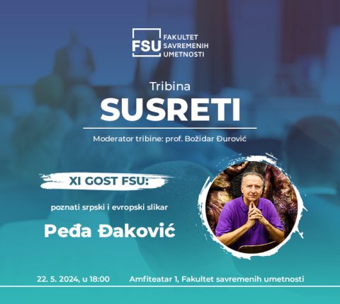 ČUVENI SLIKAR PEĐA ĐAKOVIĆ GOST FSU