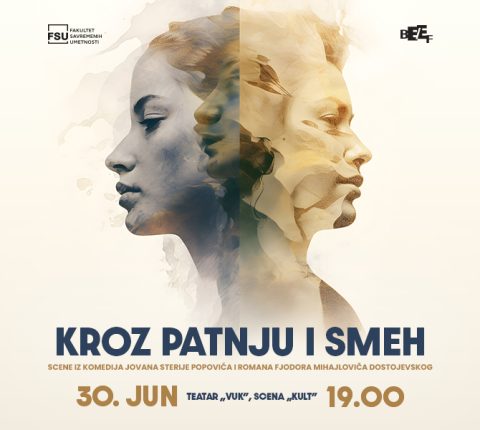 Ispitna predstava „Kroz patnju i smeh”, 30. 6, Teatar „Vuk”, Scena „Kult”: Očekujemo vas!