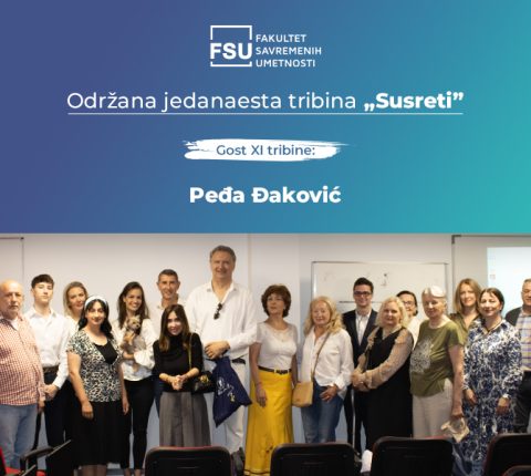 USPEŠNO ODRŽANA JEDANAESTA TRIBINA POD NAZIVOM „SUSRETI” – GOST FSU PEĐA ĐAKOVIĆ
