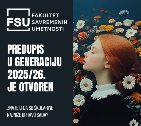 Produžen predupis za generaciju 2025/26. na Fakultetu savremenih umetnosti – iskoristite oktobarske cene u novembru!