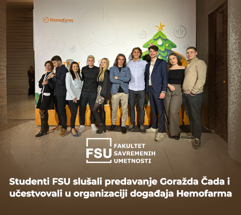 Studenti FSU slušali predavanje Goražda Čada i učestvovali u organizaciji događaja kompanije Hemofarm
