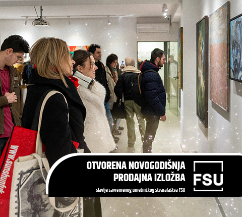 Otvorena Novogodišnja prodajna izložba – slavlje savremenog umetničkog stvaralaštva FSU