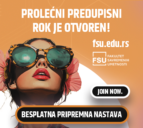 Postani deo kreativne budućnosti – upis na FSU je otvoren!