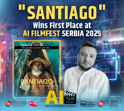 „SANTIAGO“ Wins First Place at AI FILMFEST SERBIA 2025