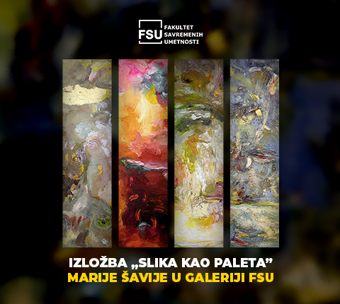 Izložba „Slika kao paleta” Marije Šavije u galeriji FSU