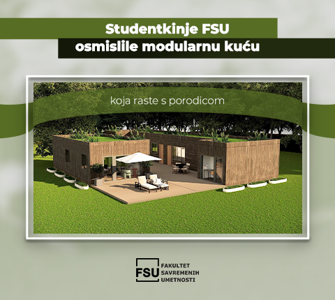Studentkinje FSU osmislile modularnu kuću koja raste s porodicom