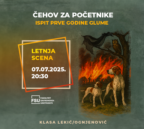 Od igre do građenja lika: Ispit prve godine glume u znaku Čehova