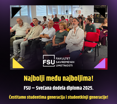 Svečana dodela diploma na Fakultetu savremenih umetnosti