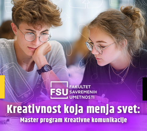 Kreativnost koja menja svet: Master program Kreativne komunikacije