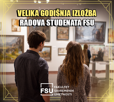 Velika izložba studentskih radova vizuelnih umetnosti i dizajna — otvaranje 1.10. u 18h