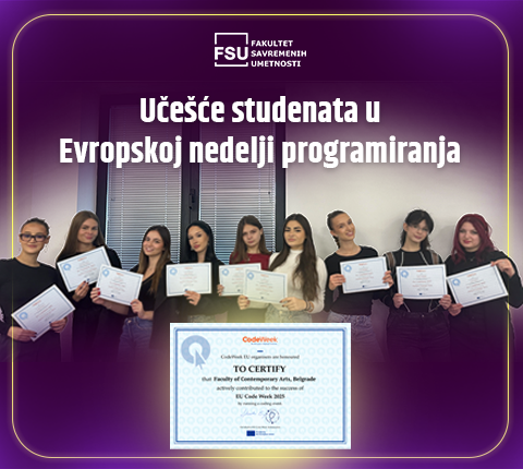 UČEŠĆE STUDENATA FSU U EVROPSKOJ NEDELJI PROGRAMIRANJA 2025