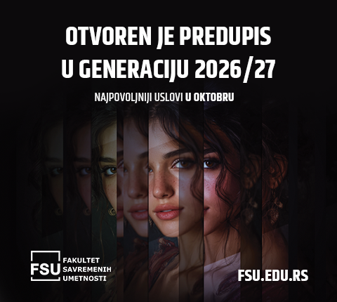 Predupis na Fakultetu savremenih umetnosti je otvoren!