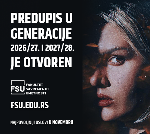 Tvoja budućnost je kreativna — a tvoj izbor je Fakultet savremenih umetnosti!